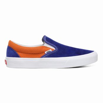 Damske Slip On Tenisky Vans P&C Classic Kráľovská Modrá/Marhule VA15QKVGZ